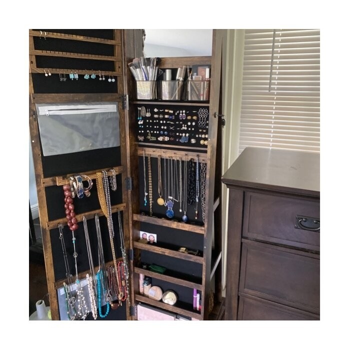 Kowal 15.75'' Wide Jewelry Armoire with Mirror