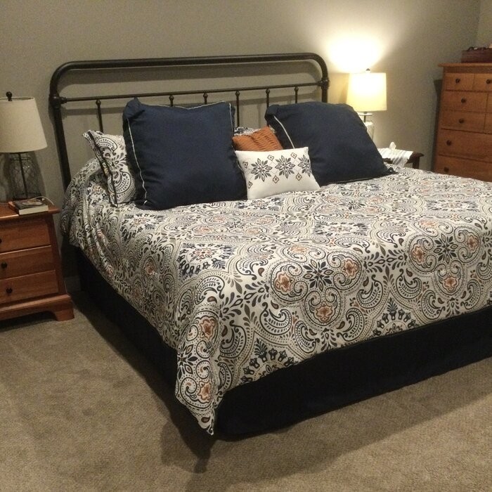 Kowalczyk Metal Slat Headboard