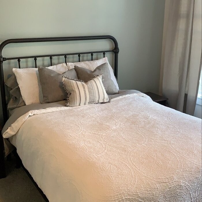 Kowalczyk Metal Slat Headboard
