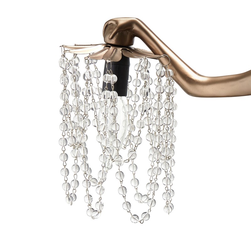 Kuntz Grecian Goddess Beaded 24" Table Lamp