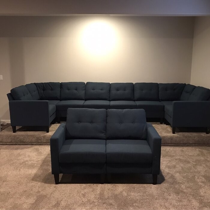 LaGuardia 84.25" Wide Symmetrical Modular Corner Sectional