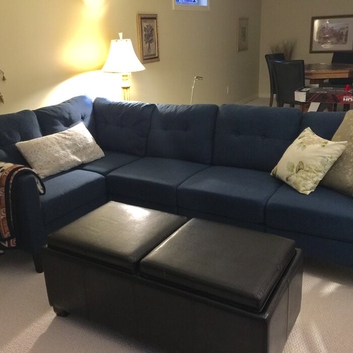 LaGuardia 84.25" Wide Symmetrical Modular Corner Sectional