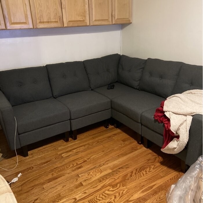 LaGuardia 84.25" Wide Symmetrical Modular Corner Sectional