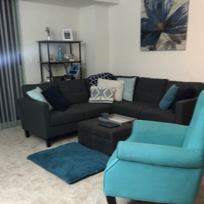 LaGuardia 84.25" Wide Symmetrical Modular Corner Sectional