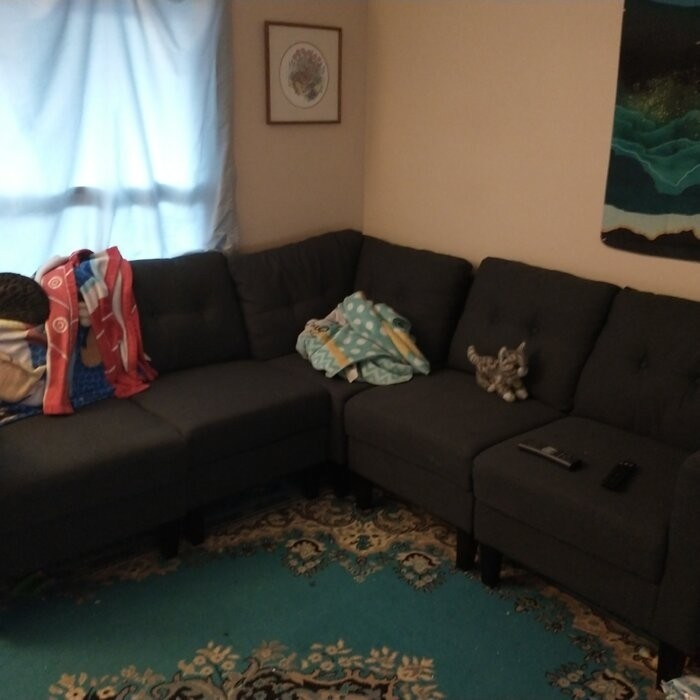 LaGuardia 84.25" Wide Symmetrical Modular Corner Sectional