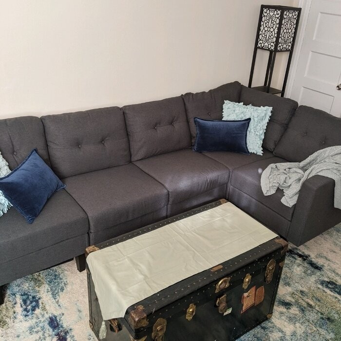 LaGuardia 84.25" Wide Symmetrical Modular Corner Sectional