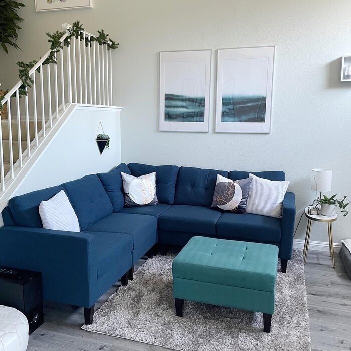 LaGuardia 84.25" Wide Symmetrical Modular Corner Sectional
