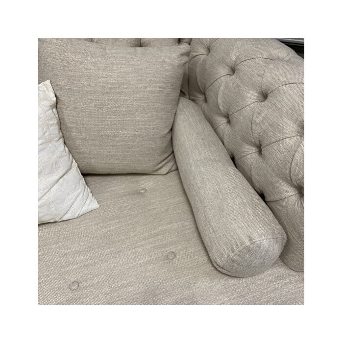 Lamm Tufted Two Flared Arms Chaise Lounge