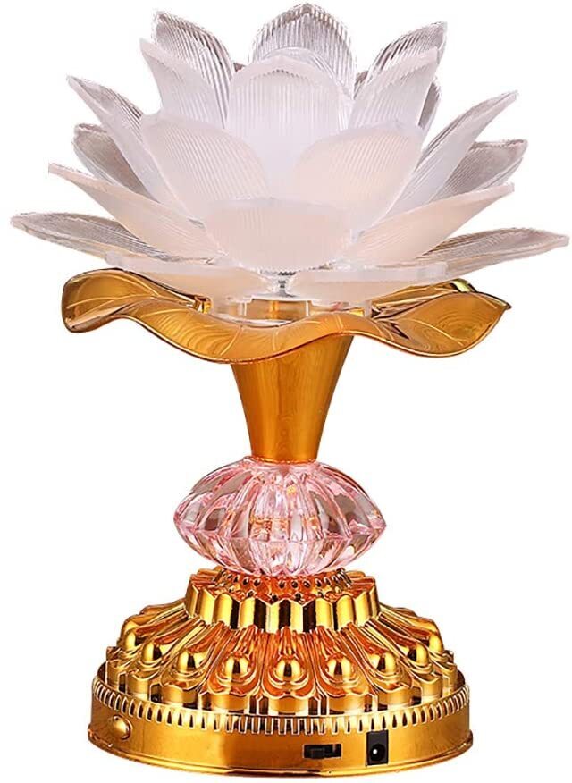 LED Lotus Flower Desk Lamp