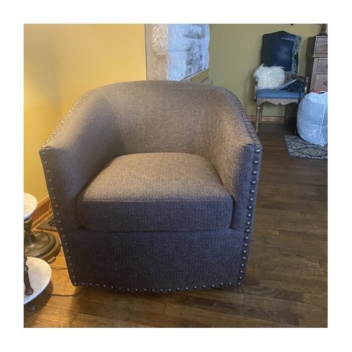 Leominster 28'' Wide Swivel Barrel Chair