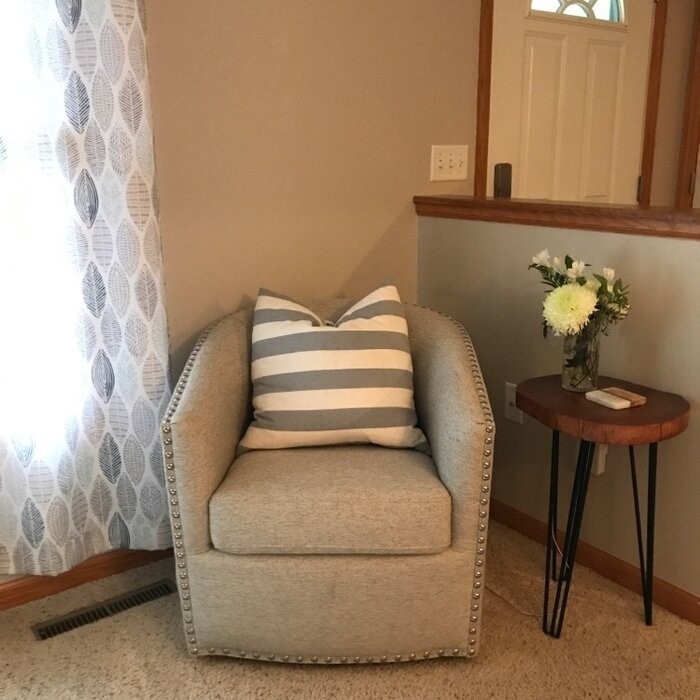 Leominster 28'' Wide Swivel Barrel Chair