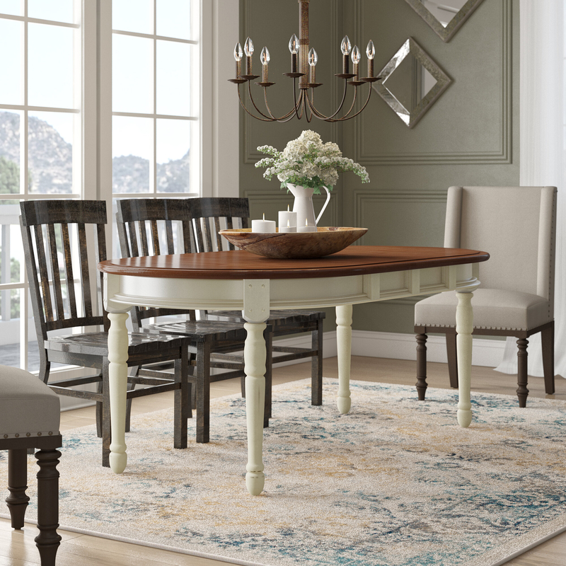 Letizia Extendable Solid Wood Dining Table