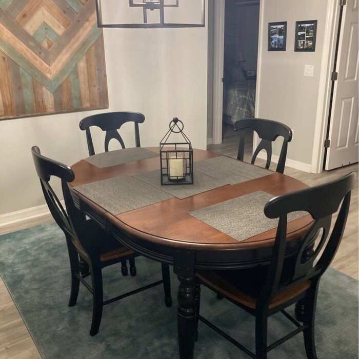 Letizia Extendable Solid Wood Dining Table