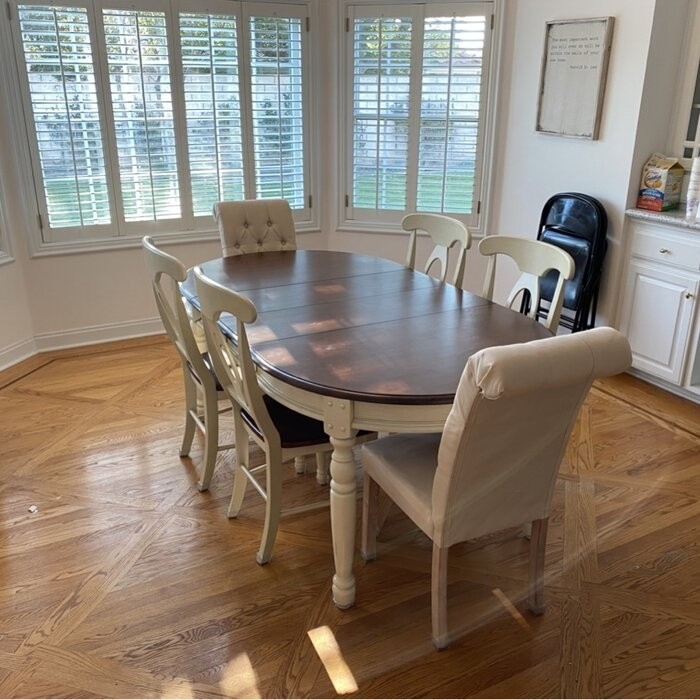Letizia Extendable Solid Wood Dining Table