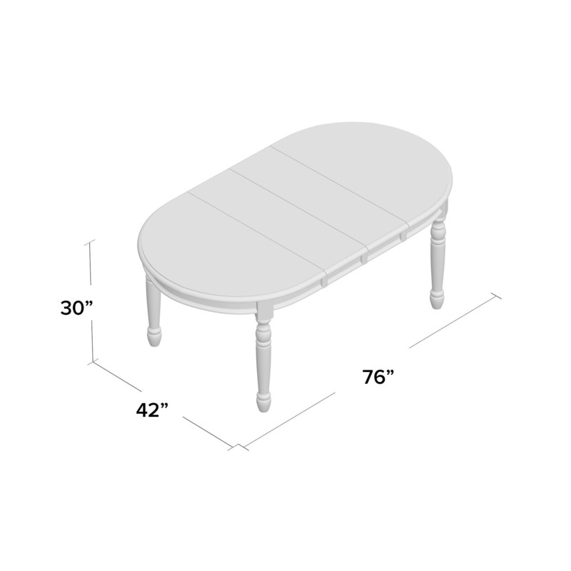 Letizia Extendable Solid Wood Dining Table