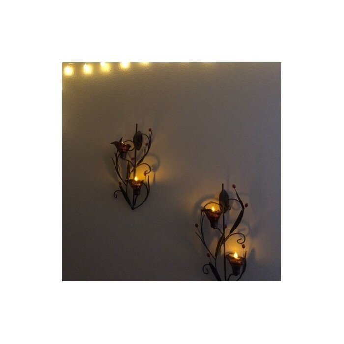 Lily 14.75" Wall Sconce Holder