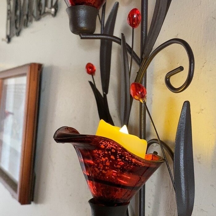 Lily 14.75" Wall Sconce Holder