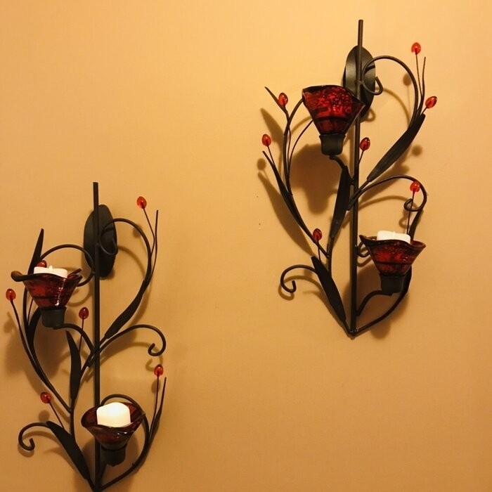 Lily 14.75" Wall Sconce Holder