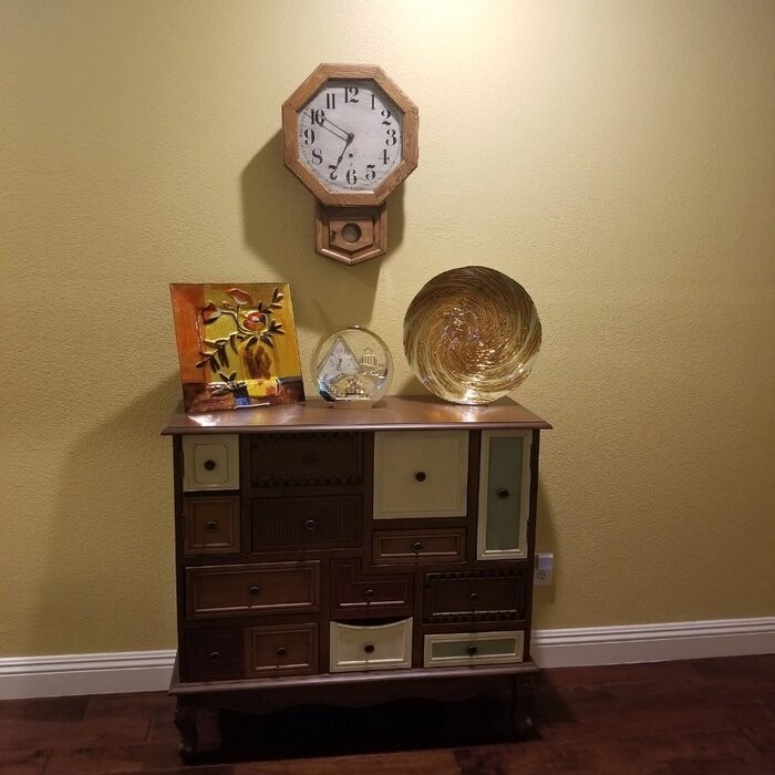 Liriano 36'' Tall 9 - Drawer Apothecary Accent Chest
