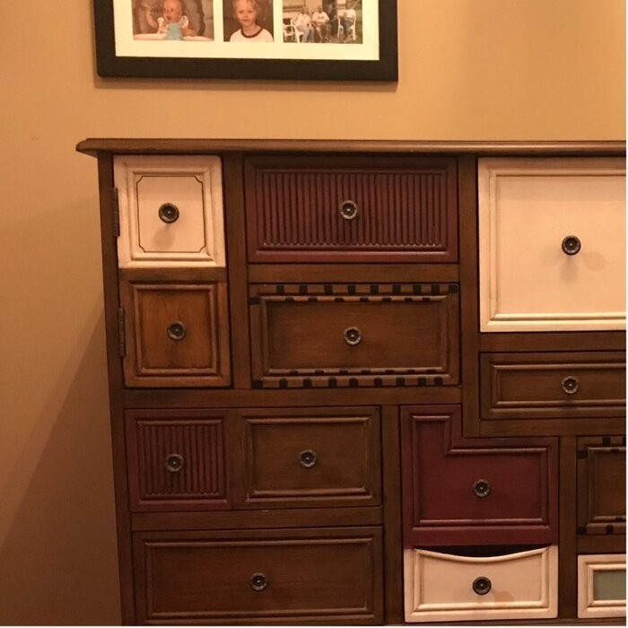 Liriano 36'' Tall 9 - Drawer Apothecary Accent Chest