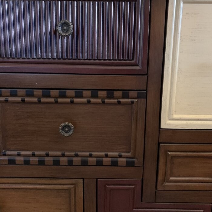 Liriano 36'' Tall 9 - Drawer Apothecary Accent Chest