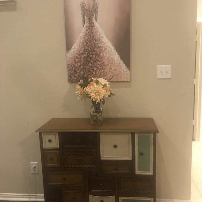 Liriano 36'' Tall 9 - Drawer Apothecary Accent Chest