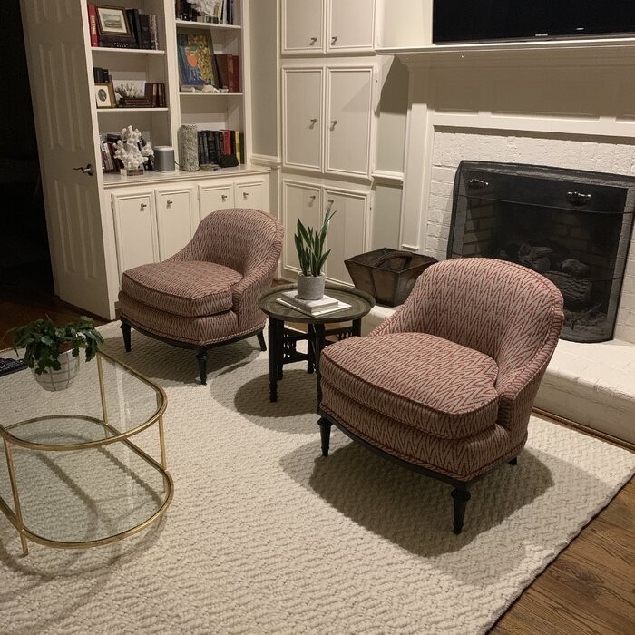Lockhart Handmade Flatweave Wool Area Rug in Ivory