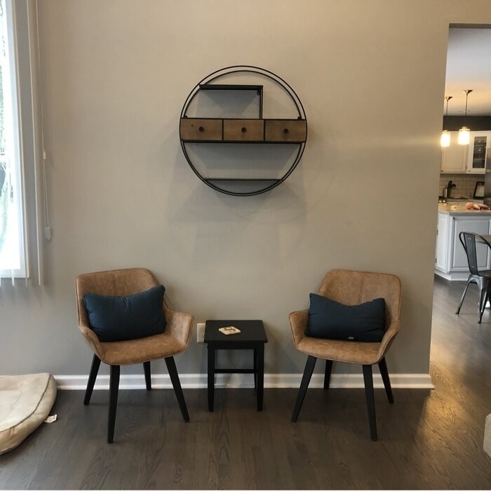 Lukasik 3 Piece Circle Accent Shelf