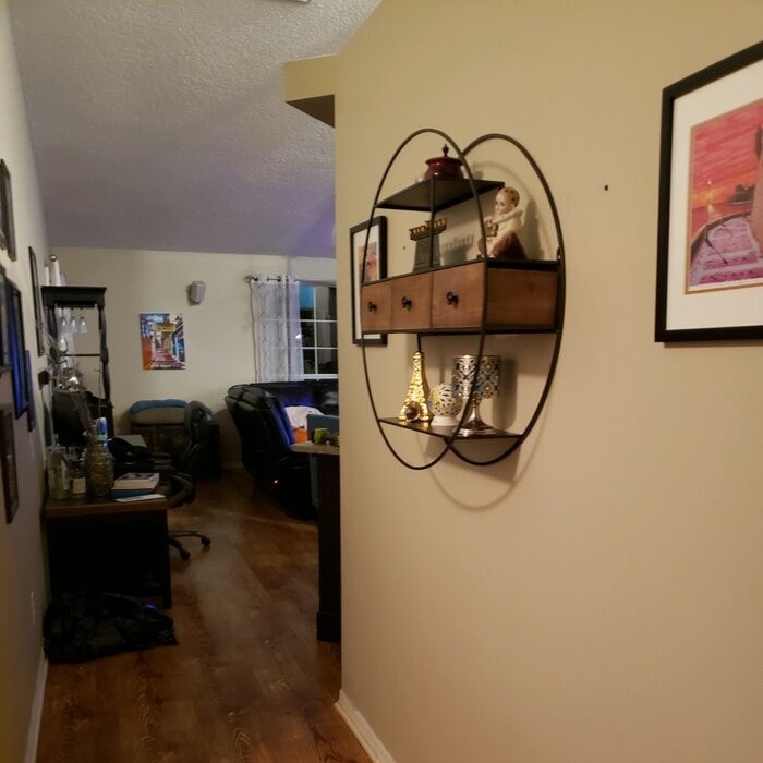 Lukasik 3 Piece Circle Accent Shelf