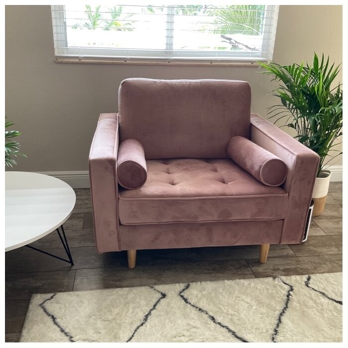Luo 41.5'' Wide Tufted Armchair