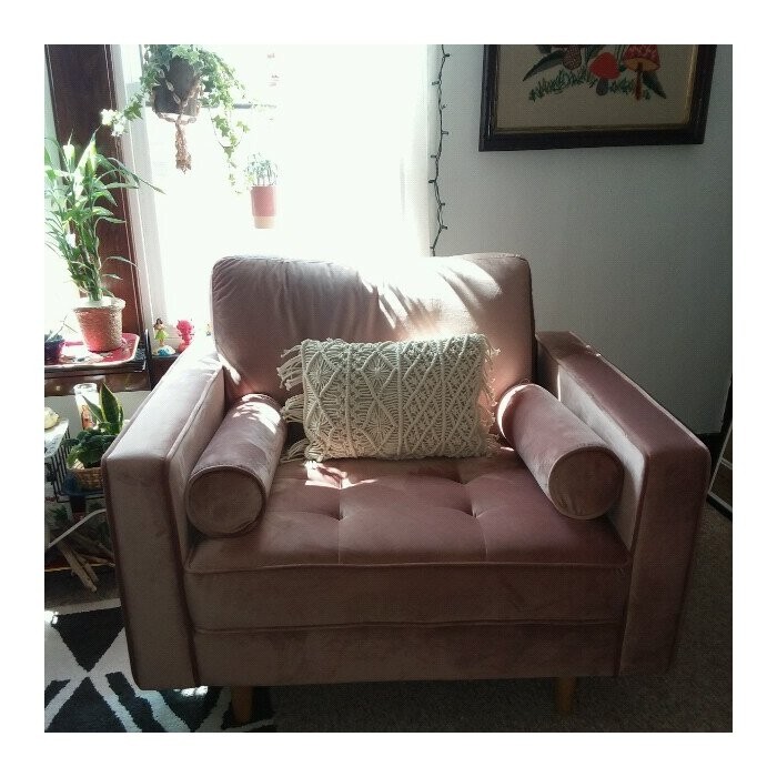 Luo 41.5'' Wide Tufted Armchair