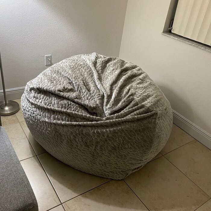 Margot Short Large Faux Fur Classic Bean Bag