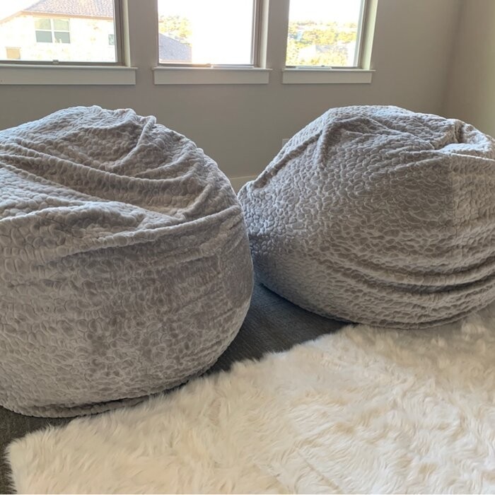 Margot Short Large Faux Fur Classic Bean Bag