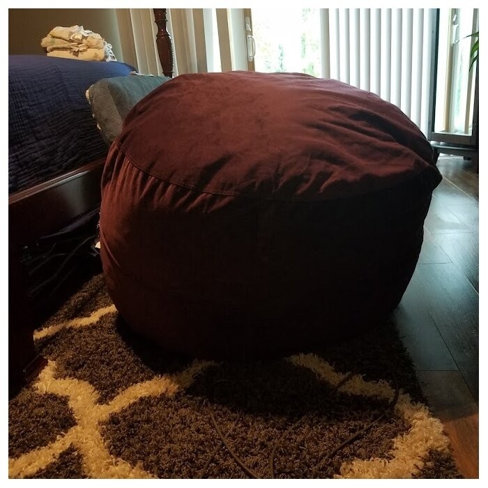 Margot Short Large Faux Fur Classic Bean Bag
