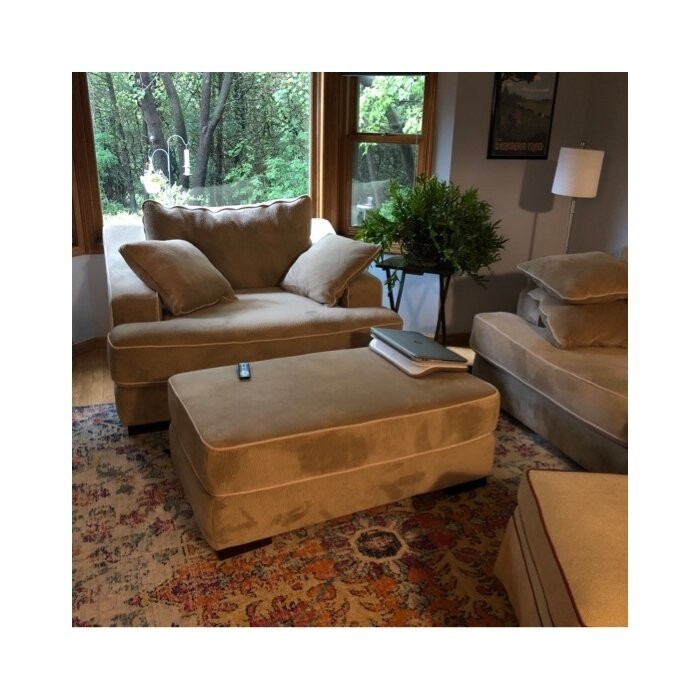 Marina 60'' Wide Chair And A Half and Ottoman