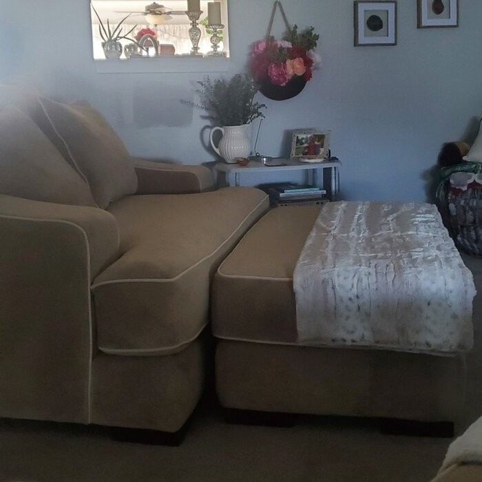 Marina 60'' Wide Chair And A Half and Ottoman
