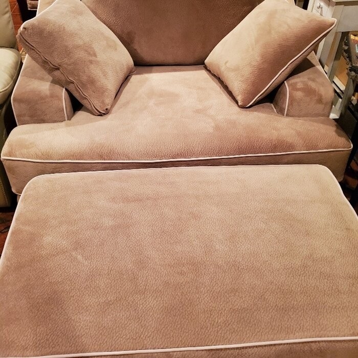 Marina 60'' Wide Chair And A Half and Ottoman