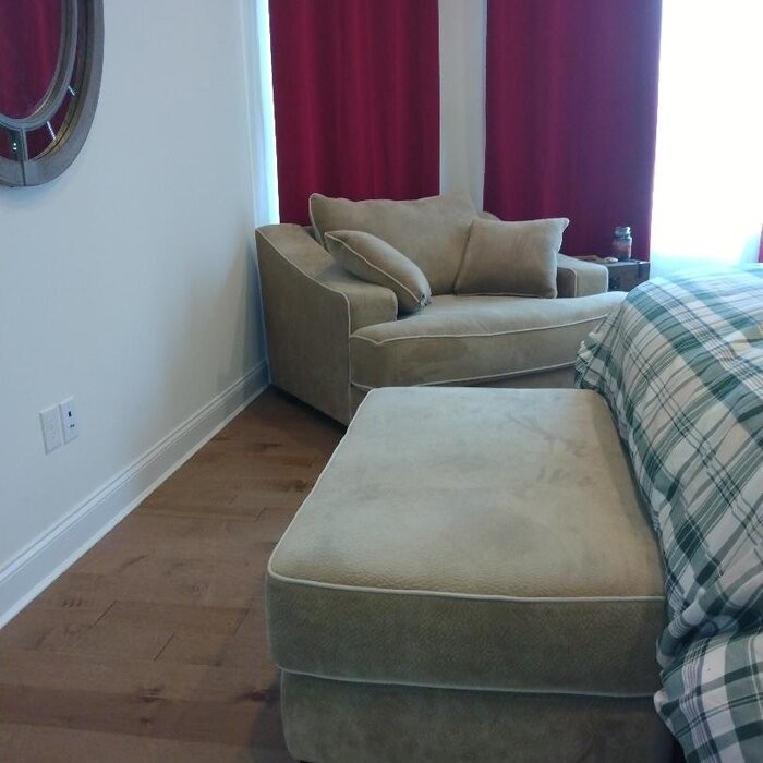 Marina 60'' Wide Chair And A Half and Ottoman