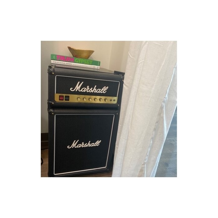 Marshall Fridges Retro 3.2 Cubic Feet cu. ft. Freestanding Mini Fridge