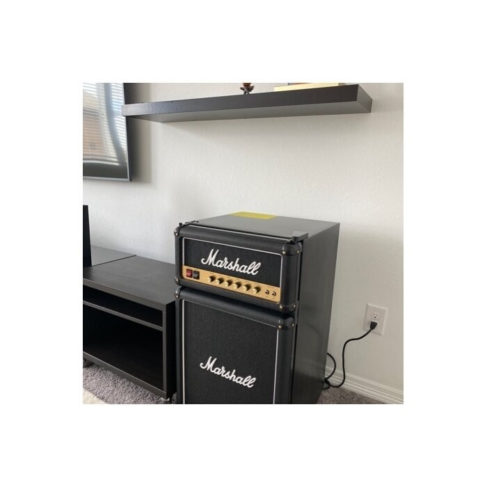 Marshall Fridges Retro 3.2 Cubic Feet cu. ft. Freestanding Mini Fridge