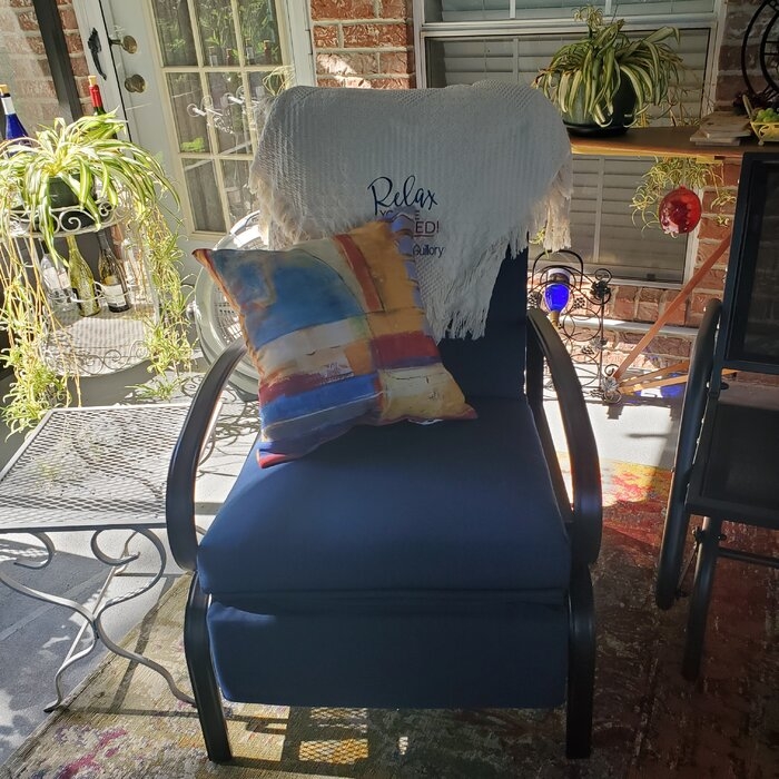 Mcgahan Recliner Patio Chair with Cushions