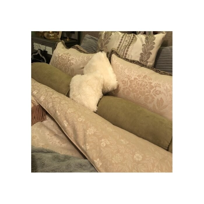 Mchaney Solid Twill Bolster Pillow Cover & Insert