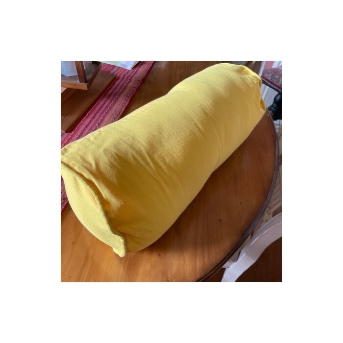 Mchaney Solid Twill Bolster Pillow Cover & Insert