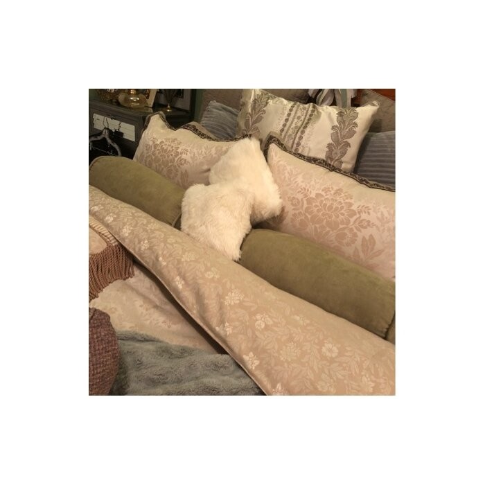 Mchaney Solid Twill Bolster Pillow Cover & Insert
