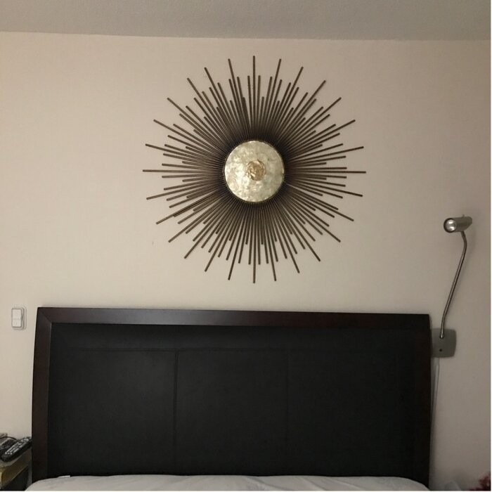 Metal Capiz Wall Decor