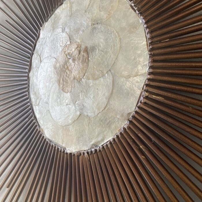 Metal Capiz Wall Decor