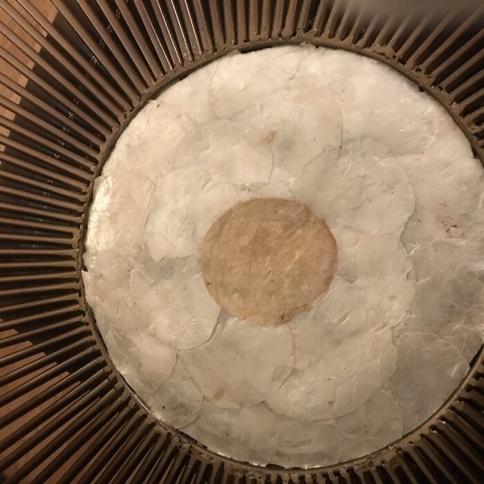 Metal Capiz Wall Decor