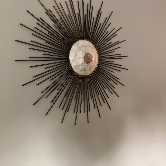 Metal Capiz Wall Decor