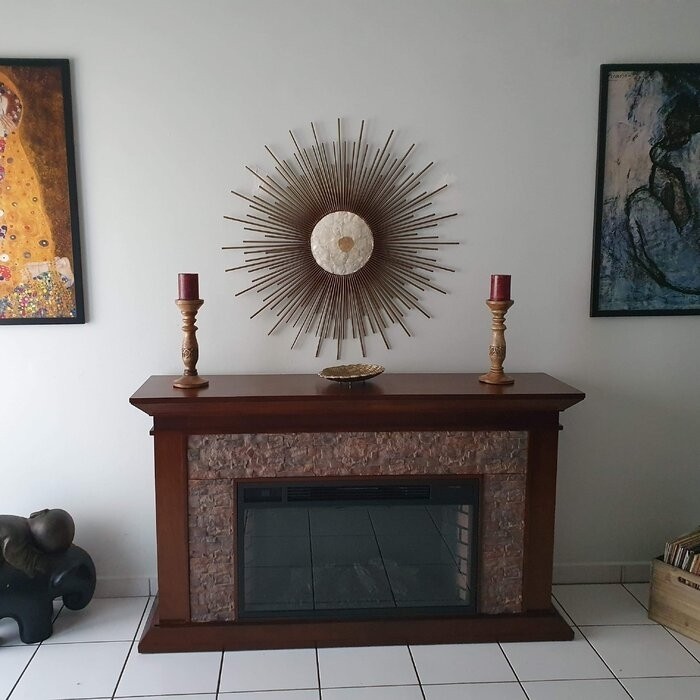 Metal Capiz Wall Decor