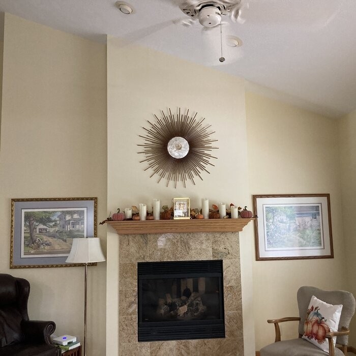 Metal Capiz Wall Decor